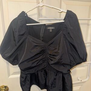 Express Elegant Black Top